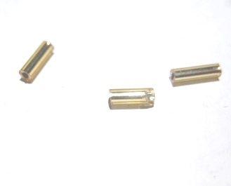 Seedbeads - Hexagon tube - gold 5mm - 2
