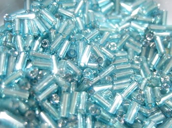 Seedbeads - Hexagon tube - Teal 5mm
