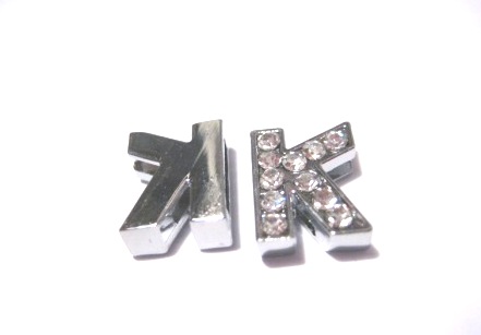 Charm Strass " K"