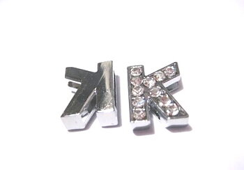 Charm Strass " K"