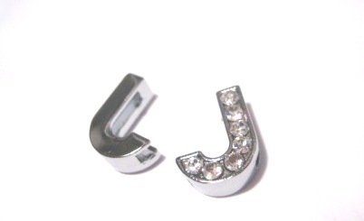 Charm Strass  " J "