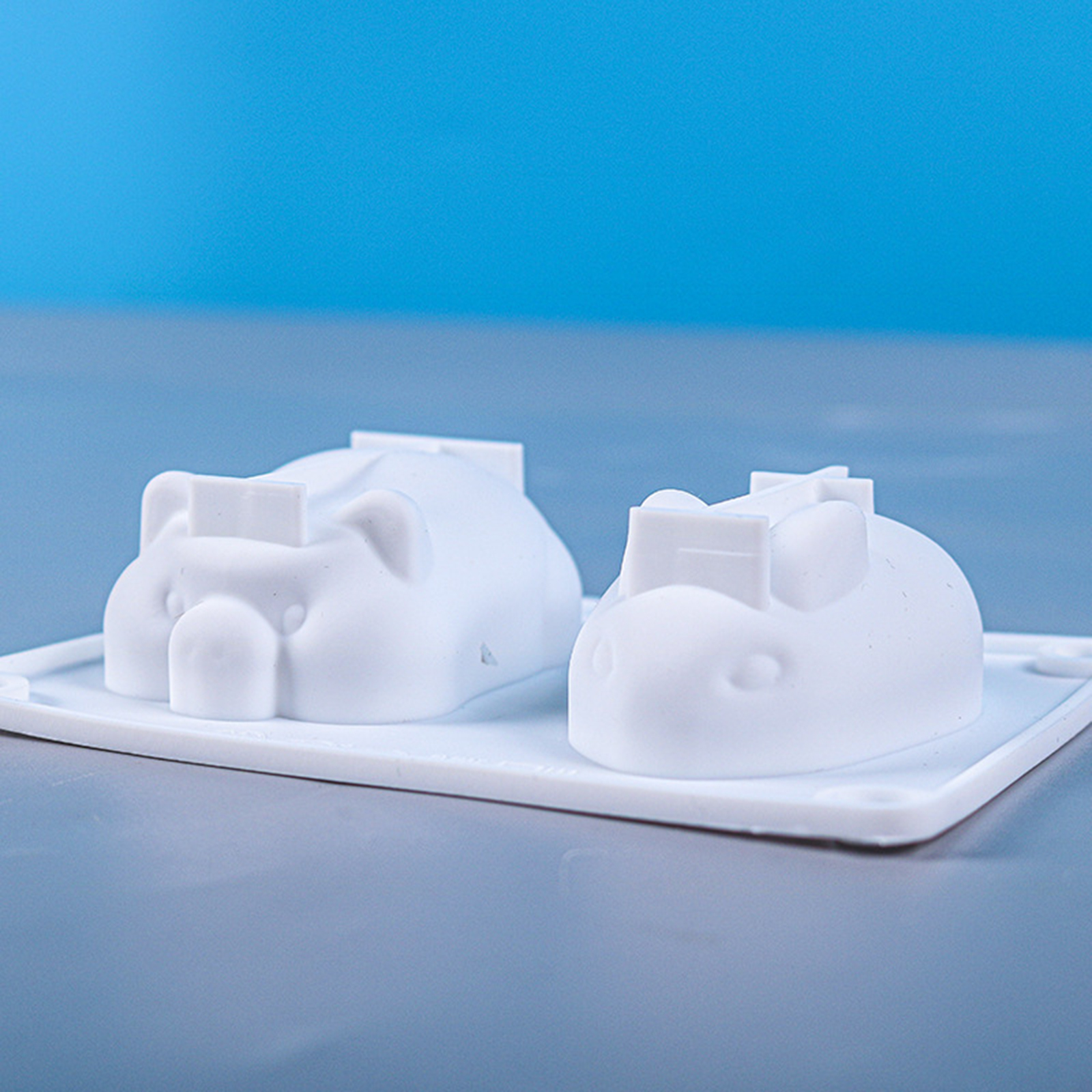 Silicone Resin Mold   Pig + rabbit - 3