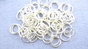 Jump Rings, 7x0,7mm - silver