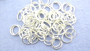 Jump Rings, 7x0,7mm - silver
