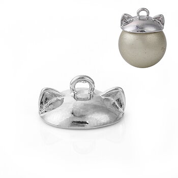 Charm   Bead cap, 14 mm