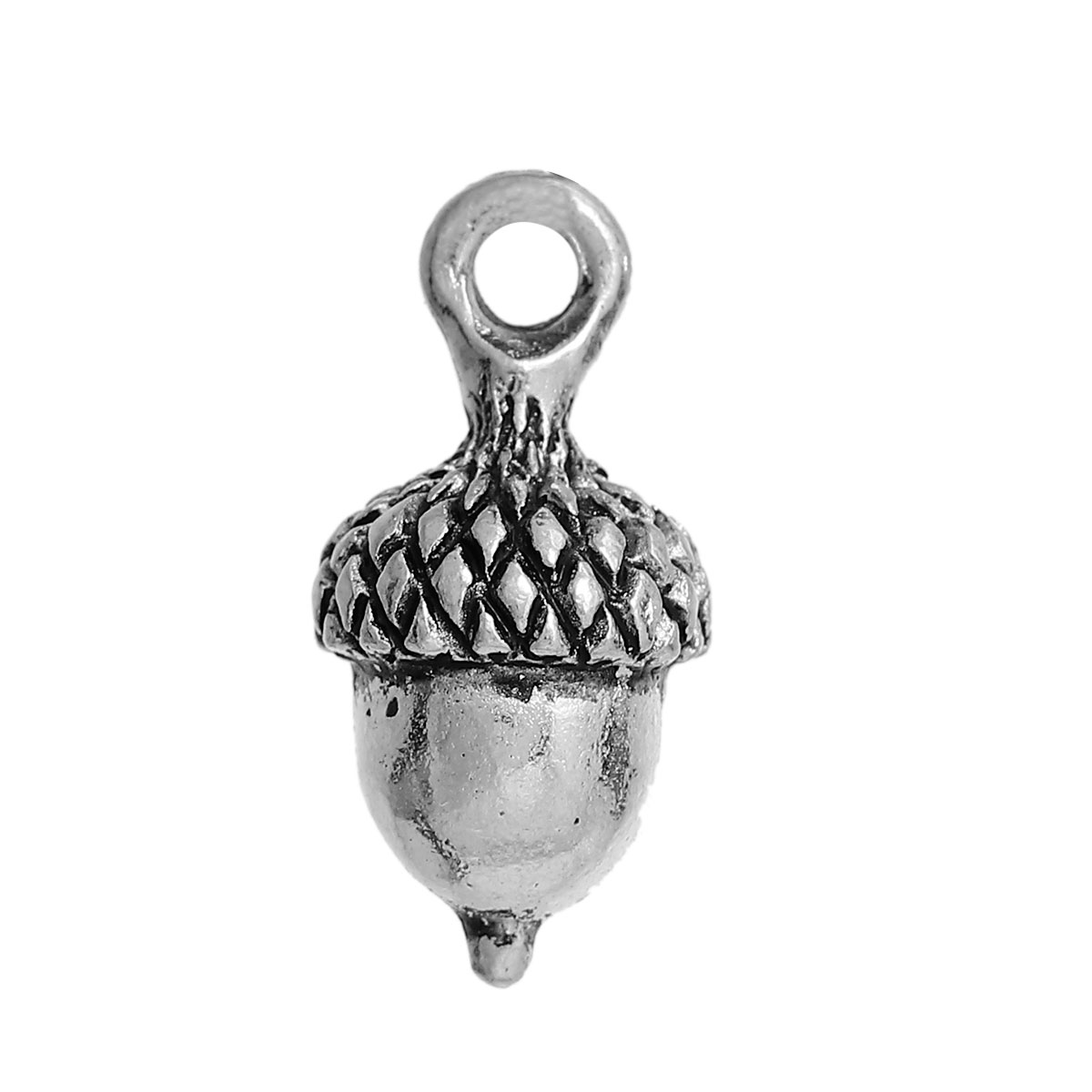 Charm   Acorn silver 18mm
