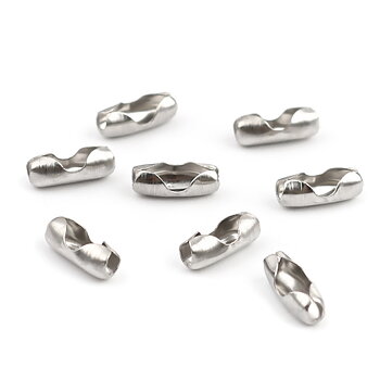 Lås till Kulkedja, Rostfritt stål 9x4mm