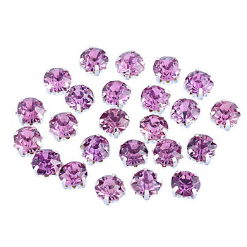 Montees, sewons. 4mm Mauve