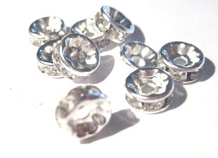 strassrondell, Silver 8 mm Clear