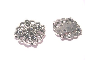 Slider , metall Floral 2 st
