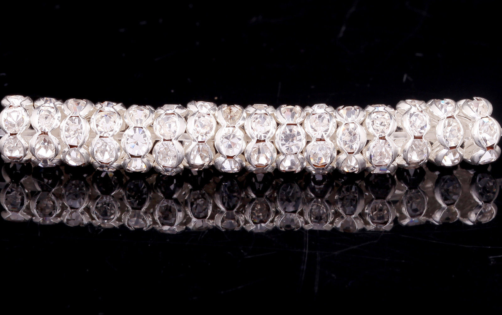 strassrondell, Silver 8 mm wave  Clear
