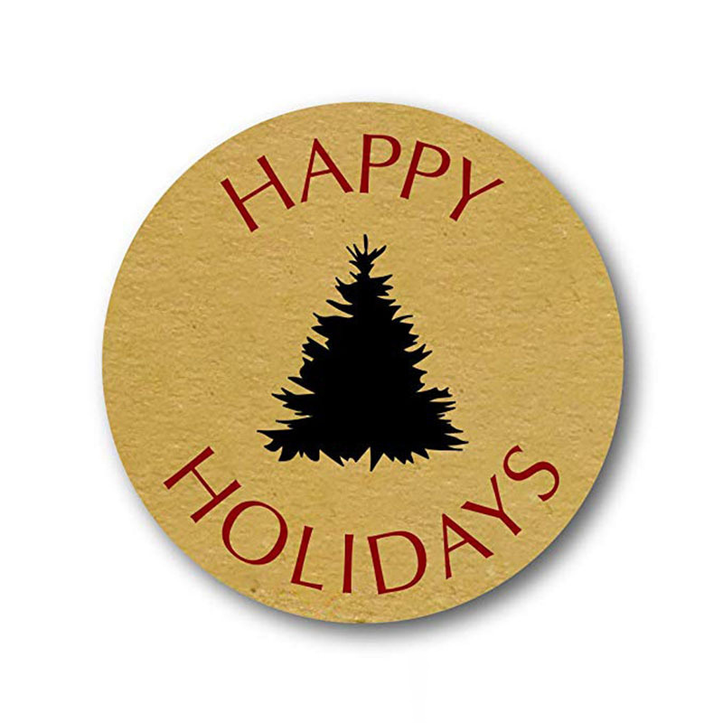 Etikett "Happy Holidays"  20pcs