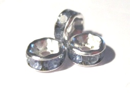 strass rondelle 6mm Lt blue