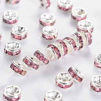 strass rondelle 8mm pink