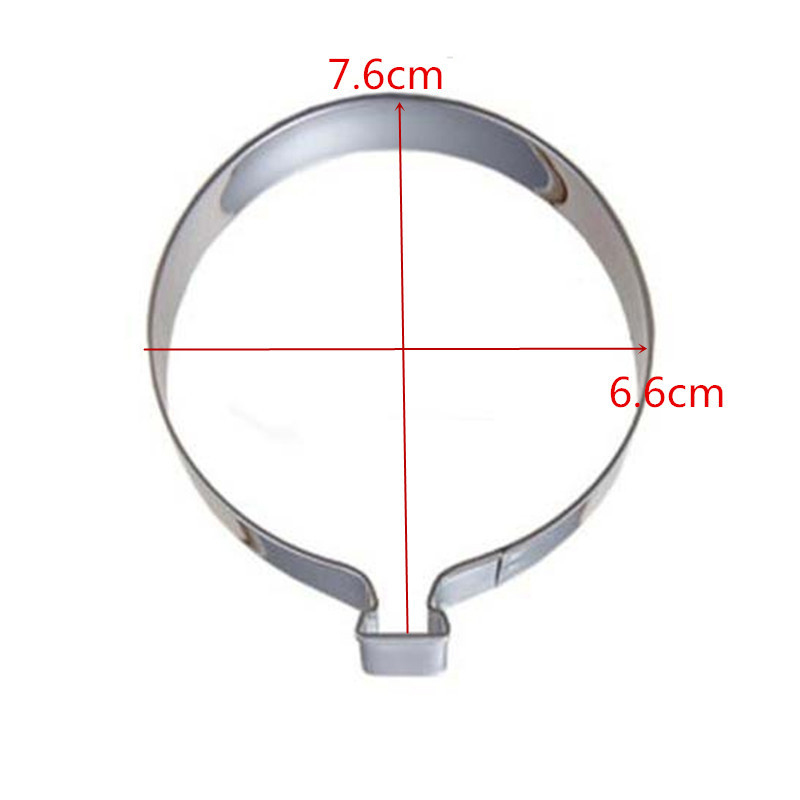 Cookie cutter, stainless steel-  Ballon / Christmas - 2