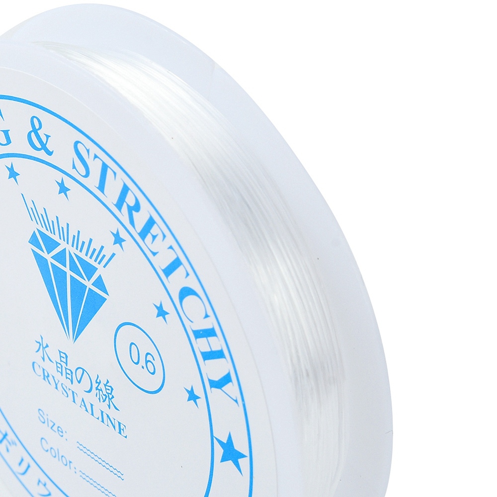 Crystal Thread 10m, Clear, 0.6mm