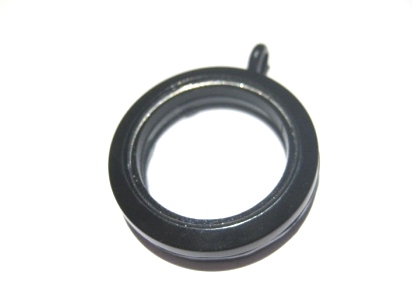 Floating Memory pendant round black