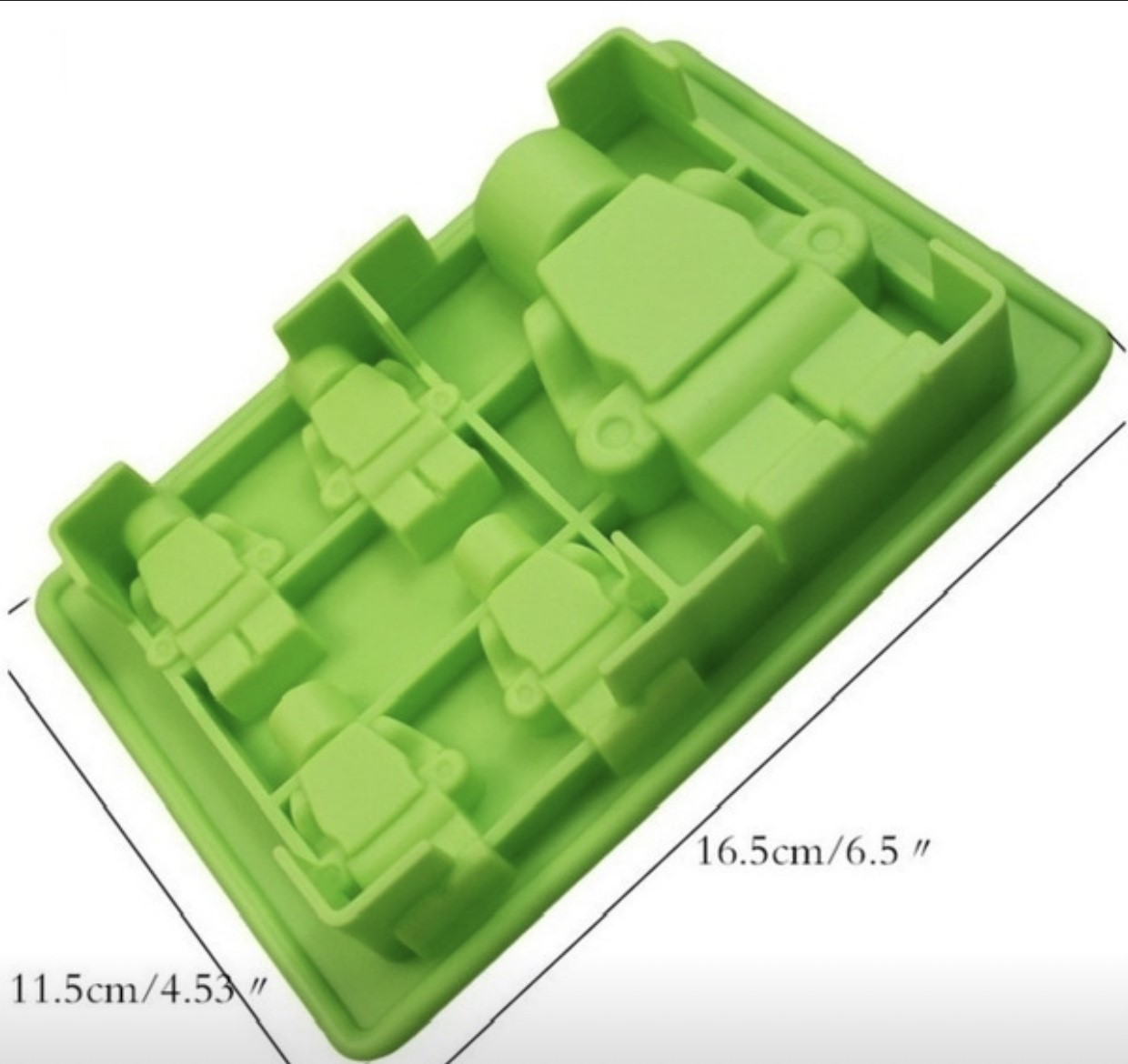 mold forms in Silicon  Lego , Robot, L + S