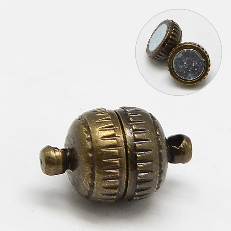 Magnetclasp , bronze ,11mm
