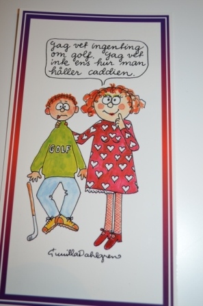 Postcards - Little Wife timber. - Golf