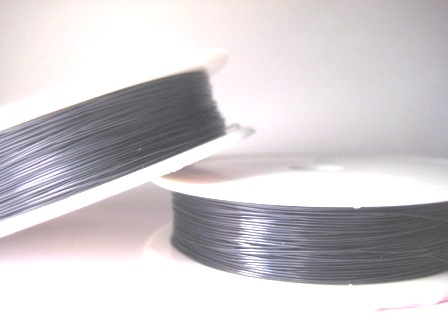 Koppartråd, svart, 0.6mm, 8m - 2