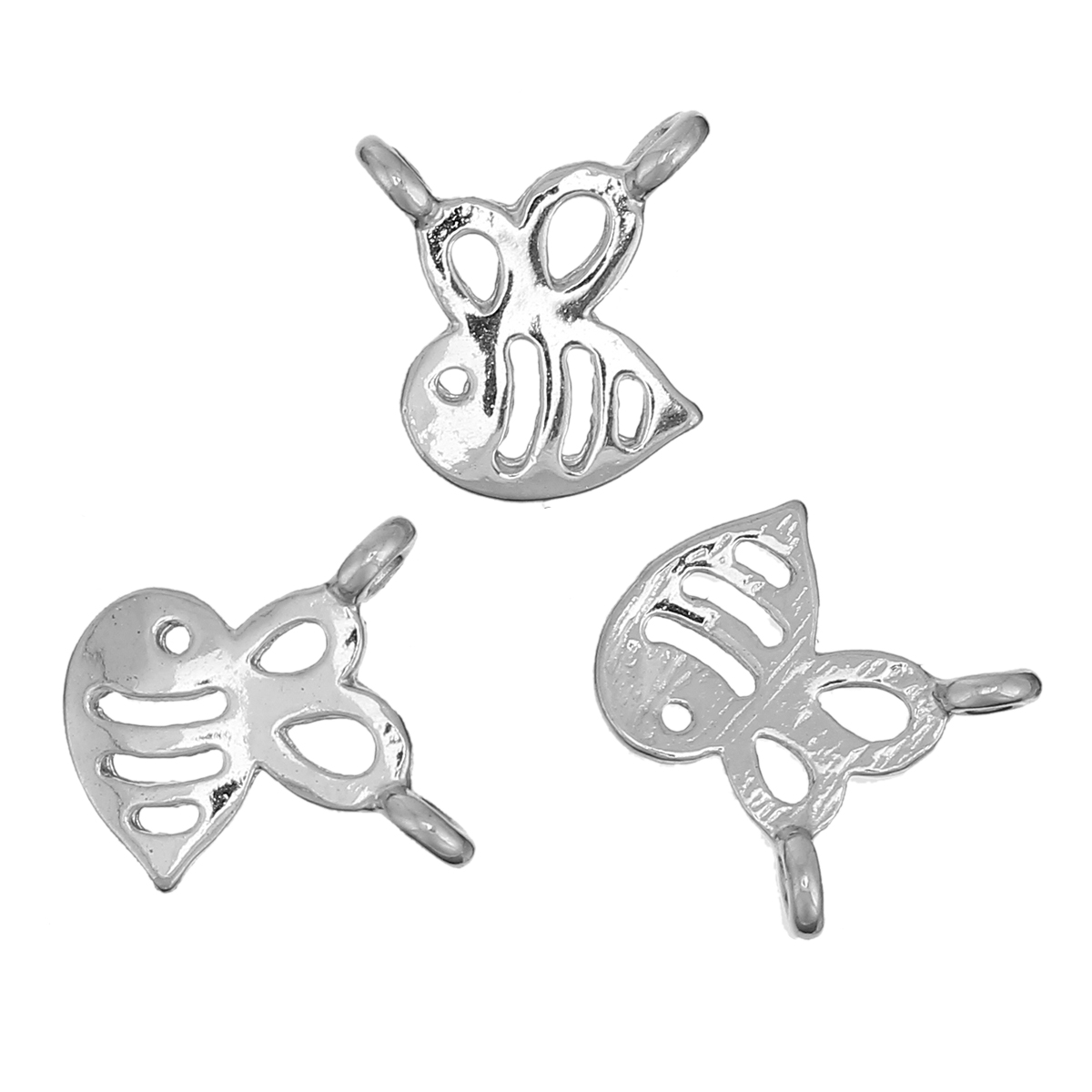 Berlock -  silverpläterat Bi - 2