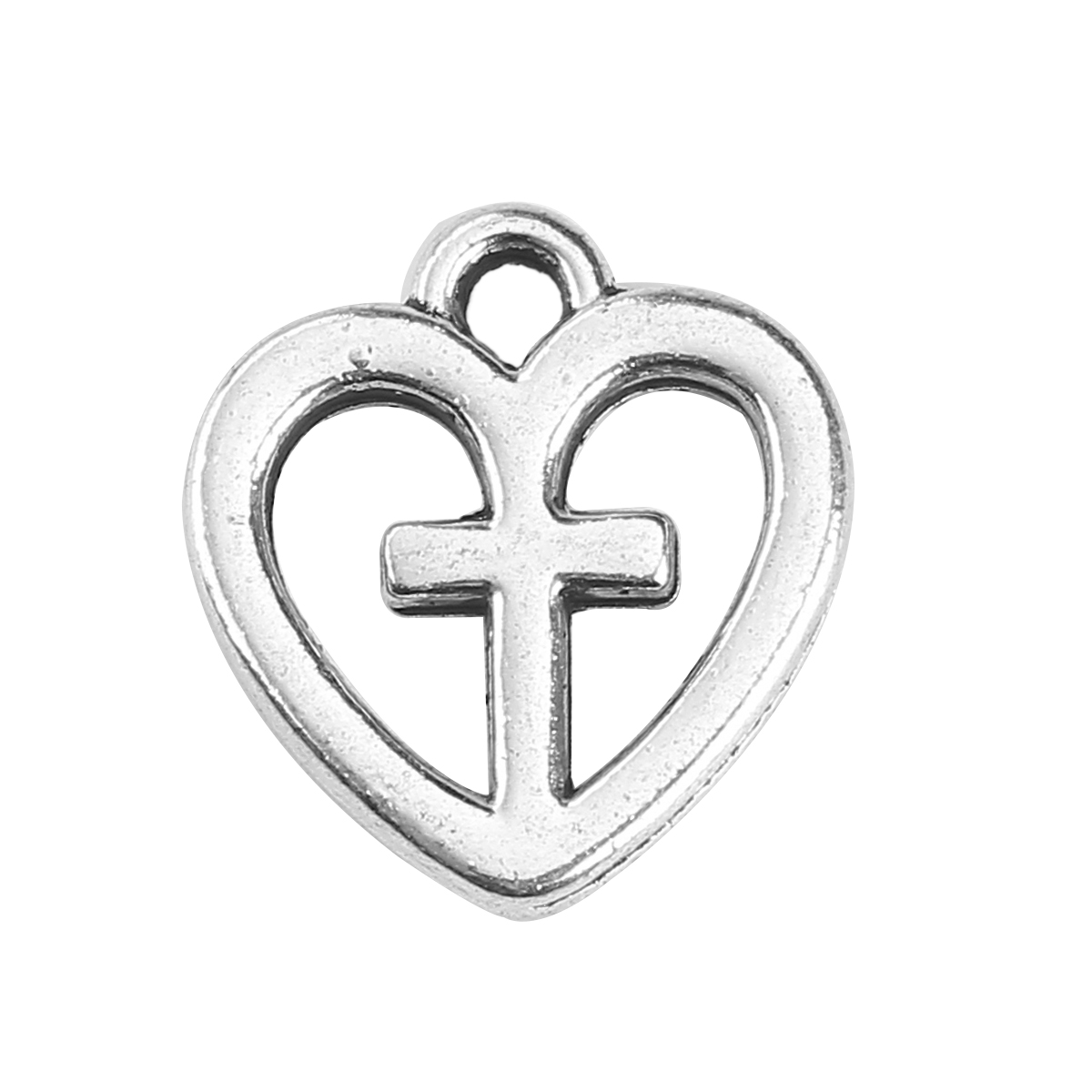 Charm   Heart cross