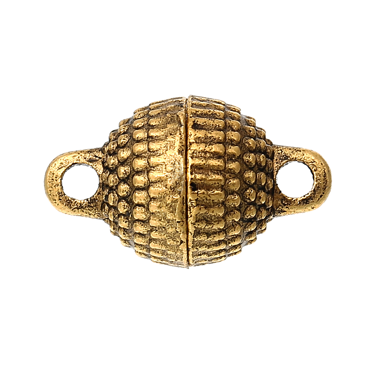 Magnetic  clasp , round   14x8mm