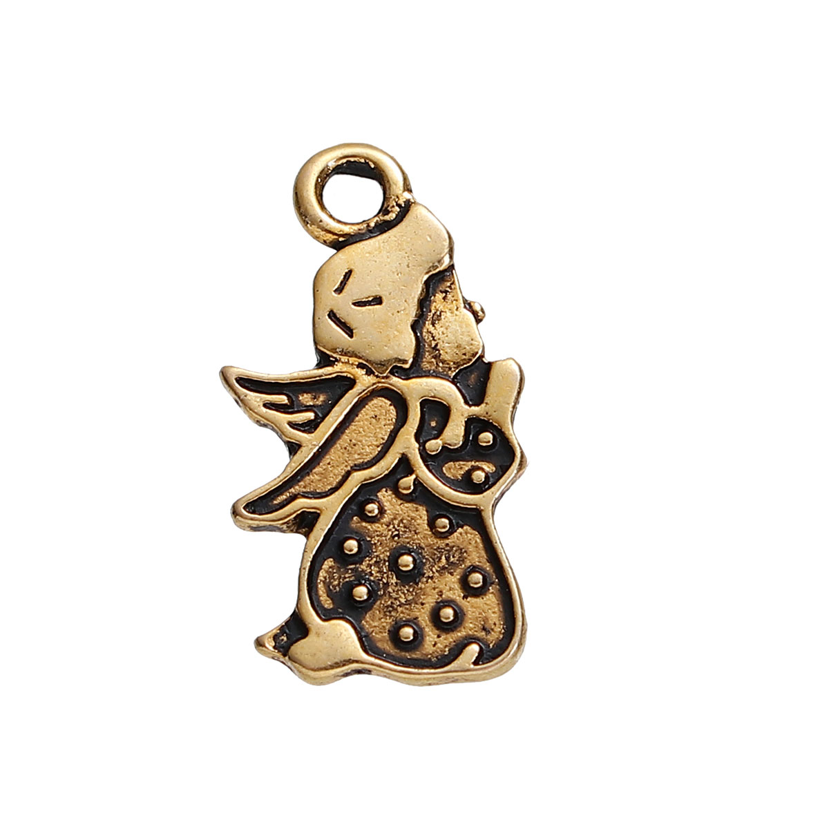 Berlock - Ängel Guld 22mm