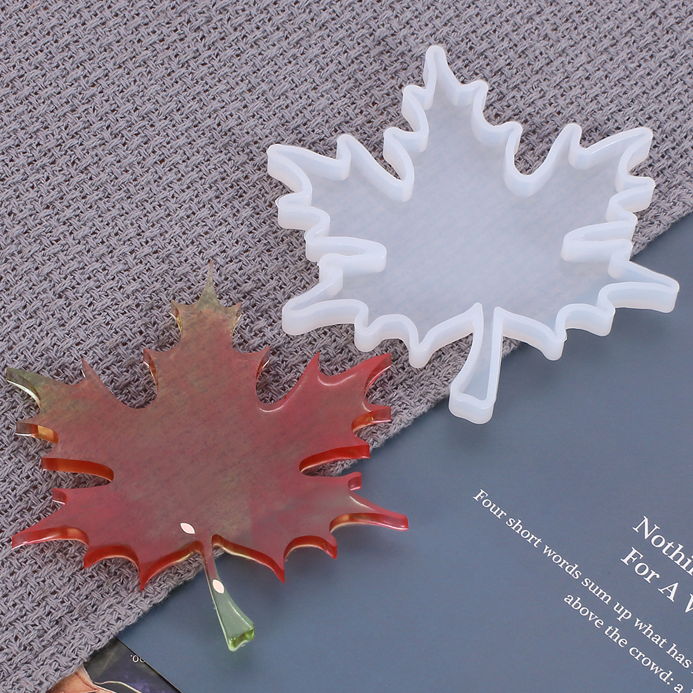 Silicone Resin Mold  Maple leaf 10cm - 2
