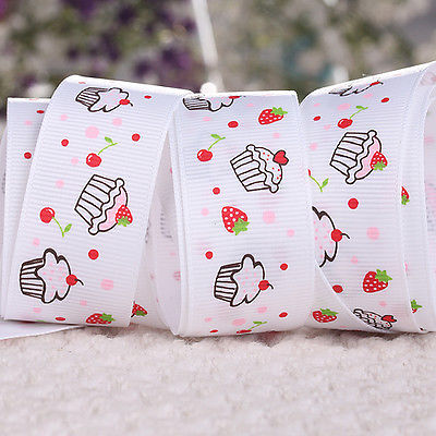 Textile band, Cupcake, 25 mm