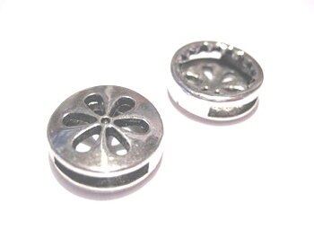 Regaliz - Slider för band 13mm, Petalflower