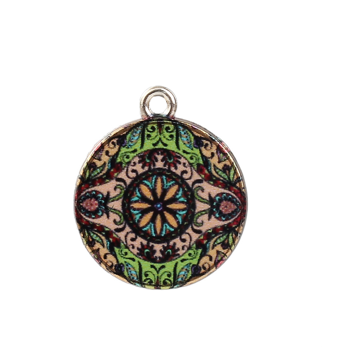 Charm -   Mandala, green