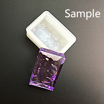 Silicone Resin Mold Rectangle 44x30mm - 2