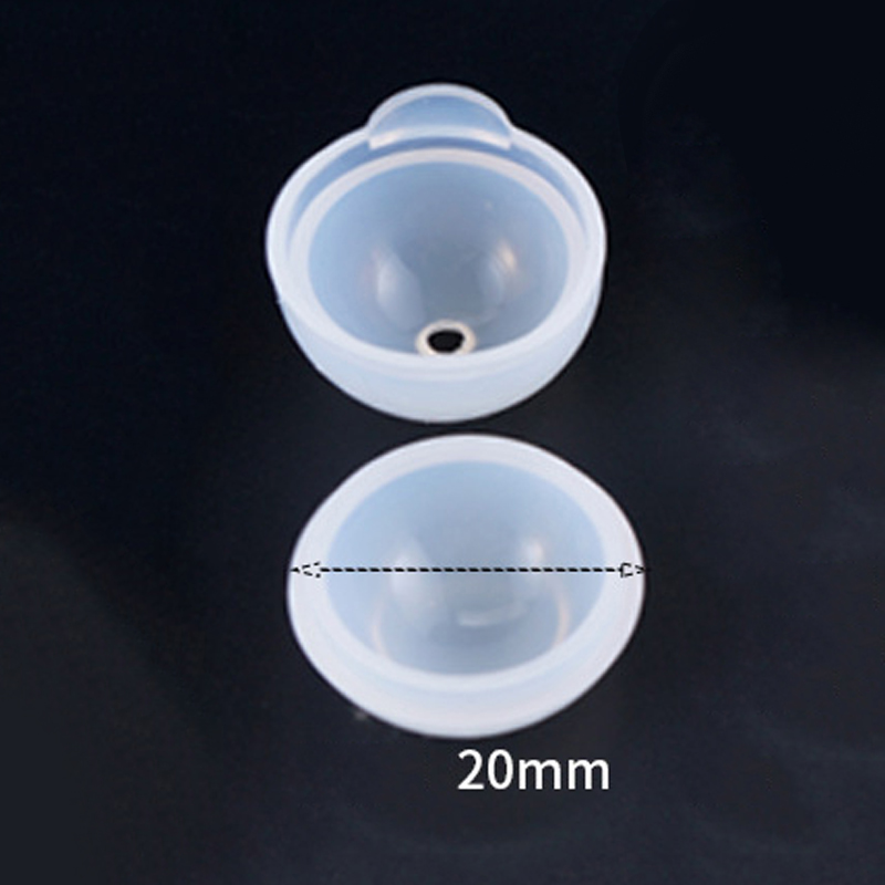Silicone Resin Mold .  Sphere 20mm, model nr 2 - 2