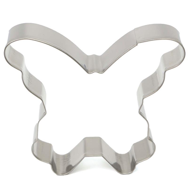 Cookie cutter, stainless steel-  Butterfly