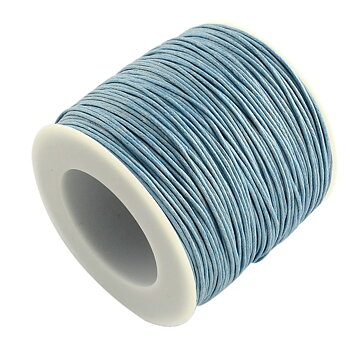 Waxed cotton,  Lt Steelblue, 1mm, role 100yards