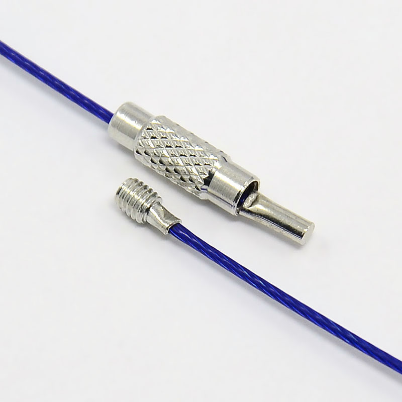 Halsring - wire , Blå  - 2