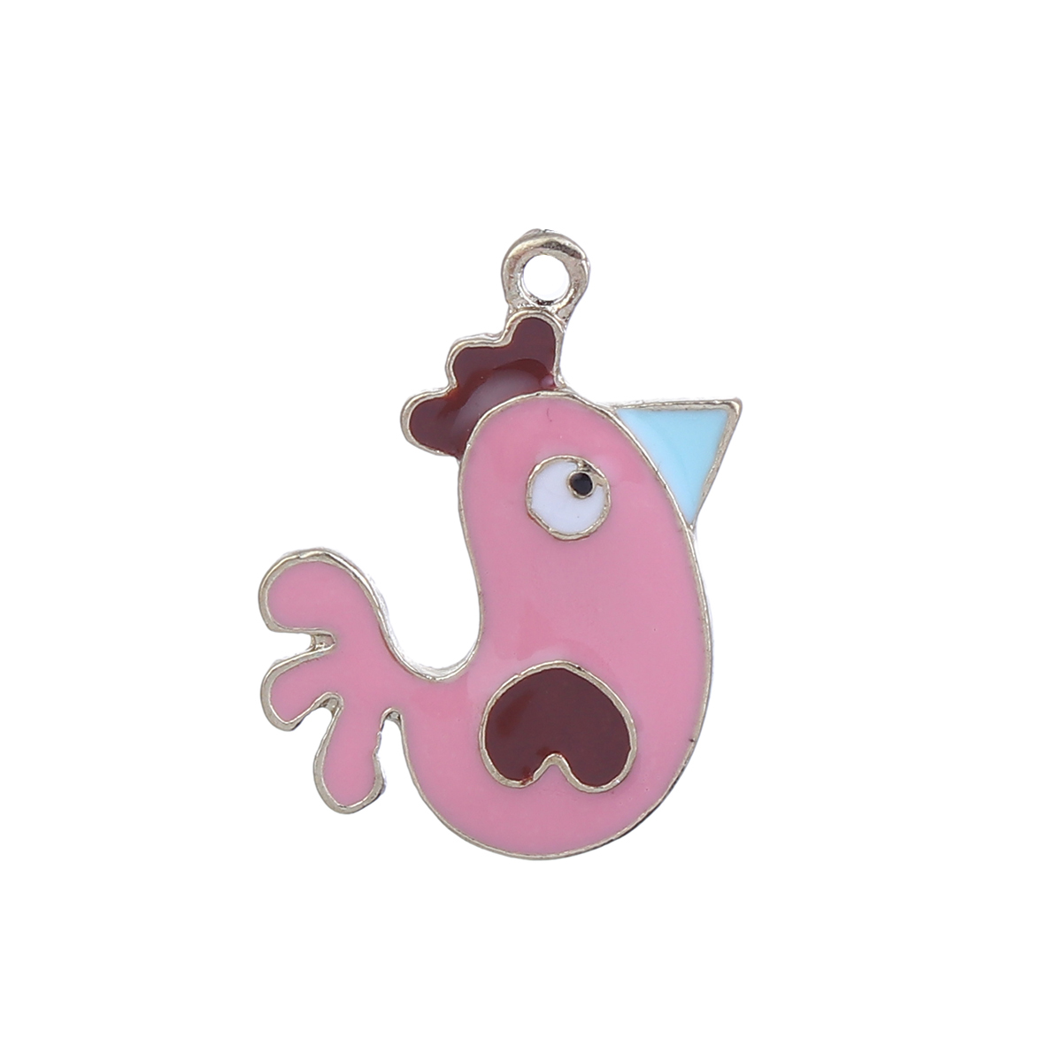 Charm - Chickén, Rooster, pink