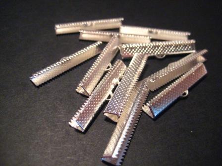 Necklace Cord End Caps Ribbon 35 mm