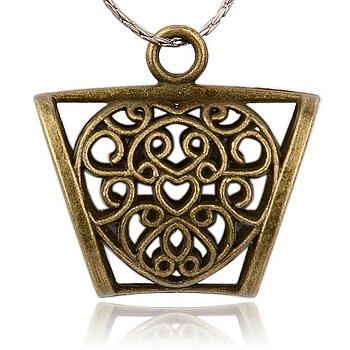 bail L - Bronze swirl