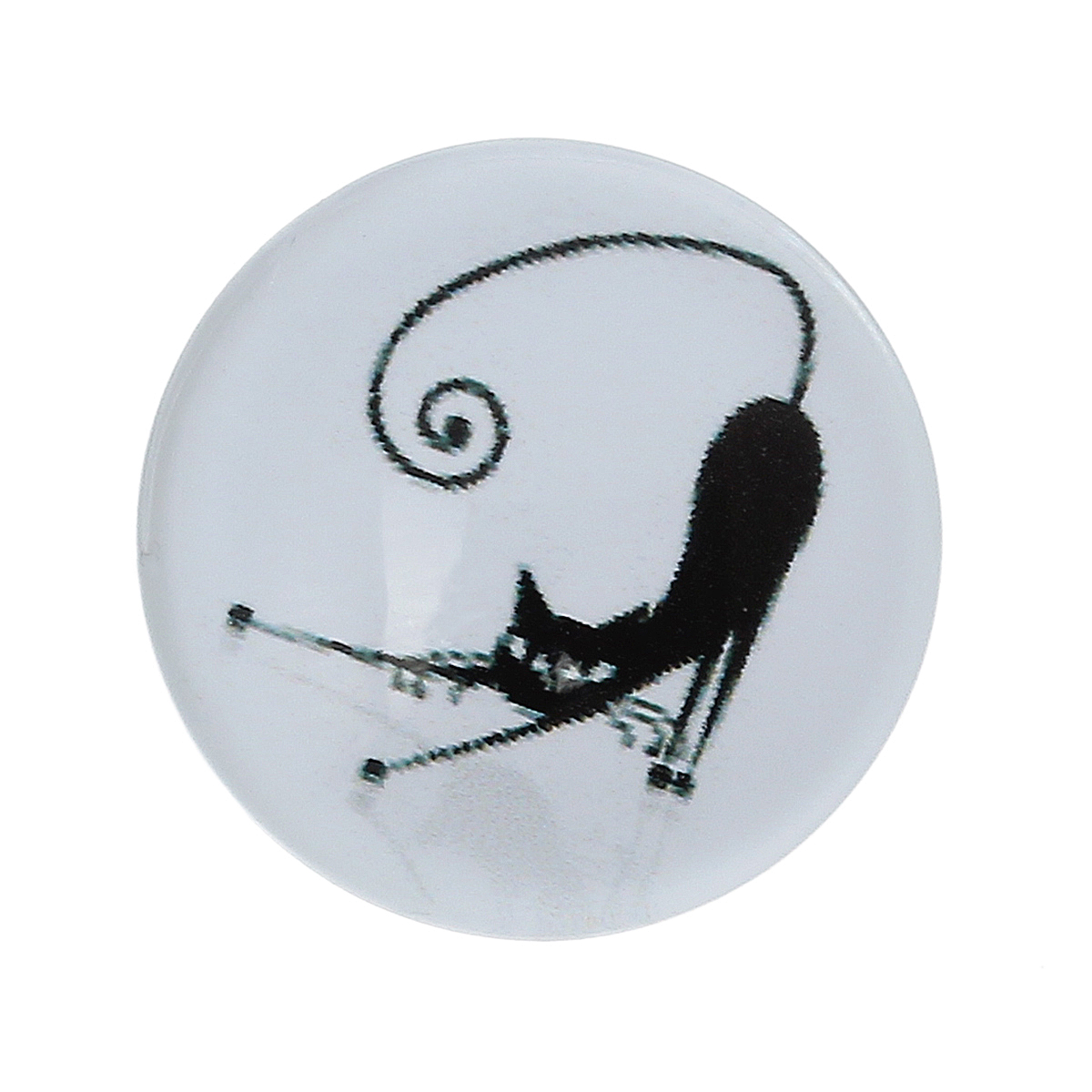 Cabochon/Camé i glas - Cat 18mm