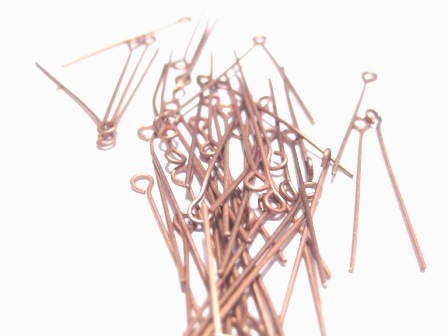 Eyepins- Copper, 3 cm