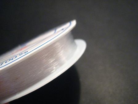 Crystal Thread - Elastisk tråd 1mm, rulle 4m, Clear - 2