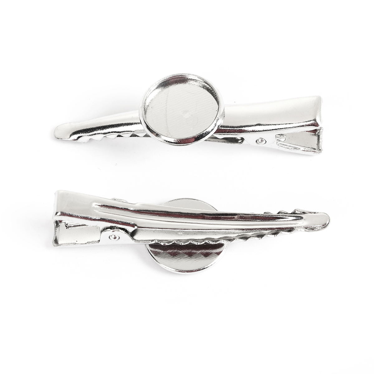 Hair clip w. cabochon 12mm - 2