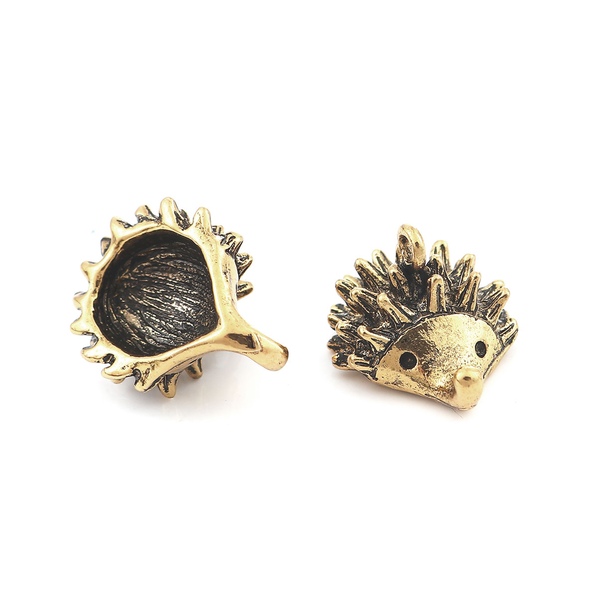Charm  Hedgehog gold 24mm - 2