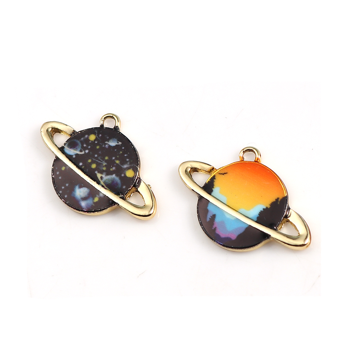 Charm  enameld  planet universe - 2
