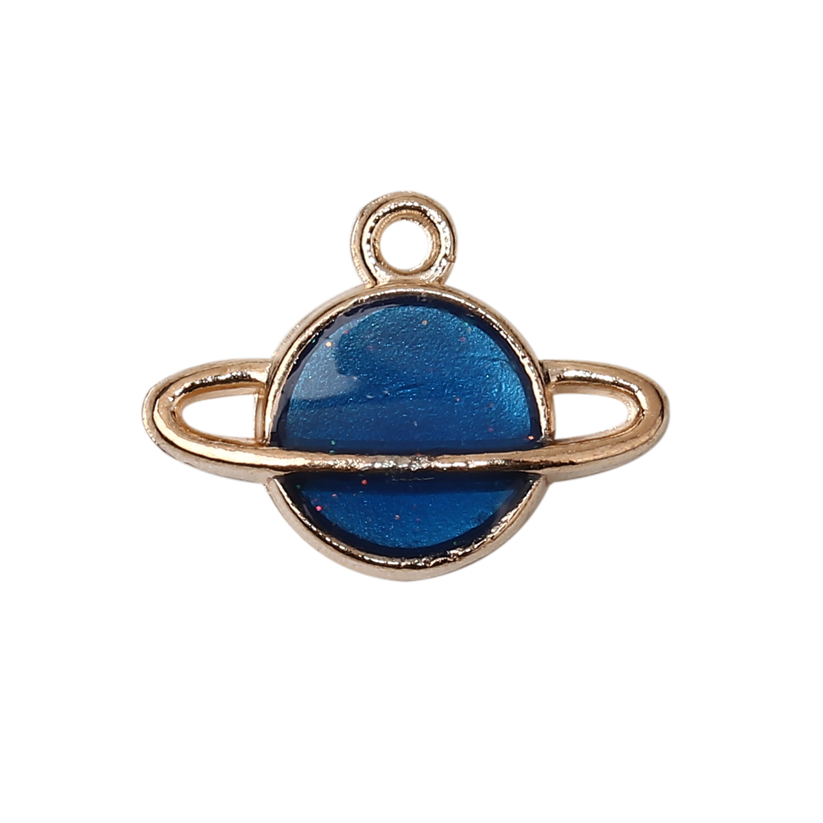 Charm  enameld  planet , blue