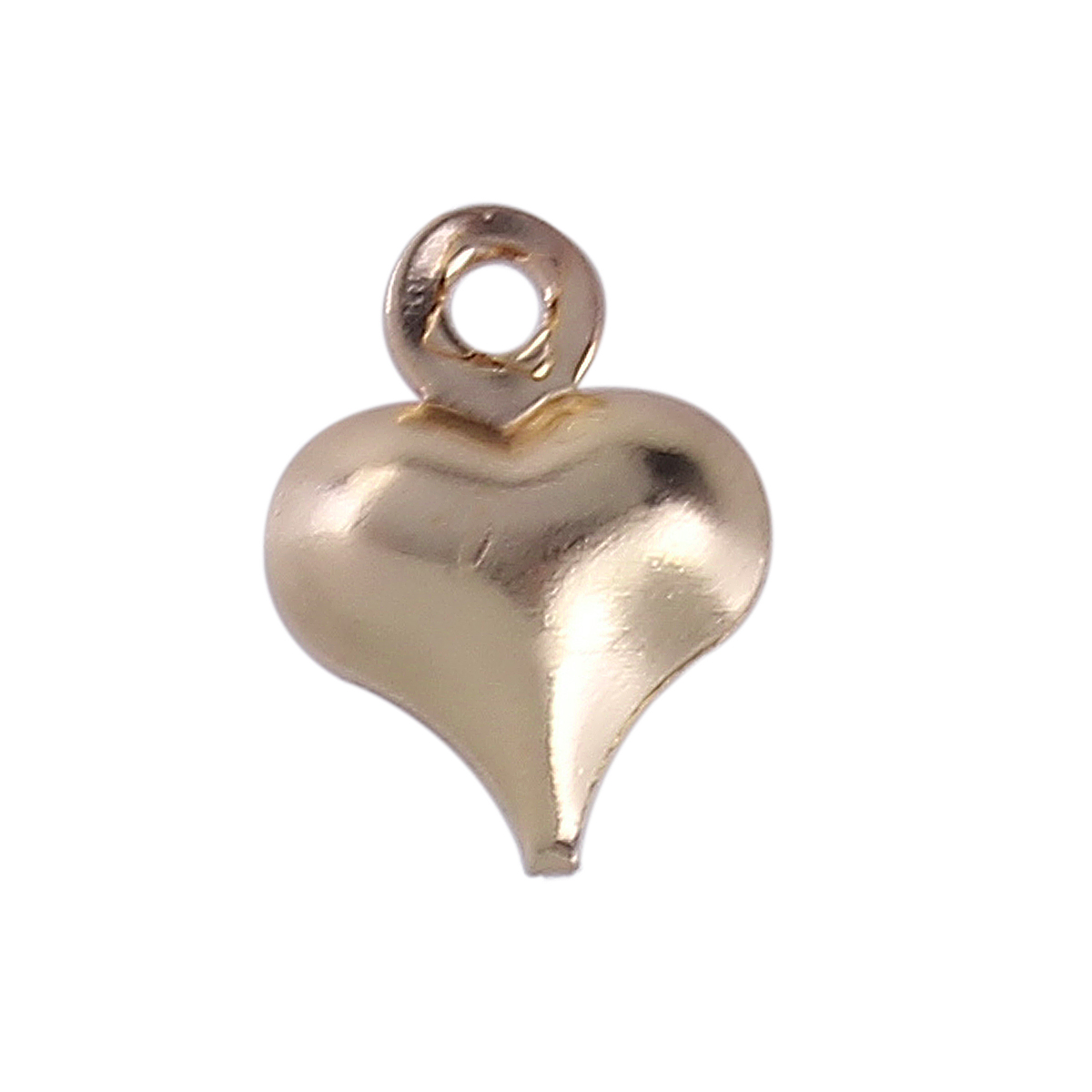 Charm   heart  3D,  9mm