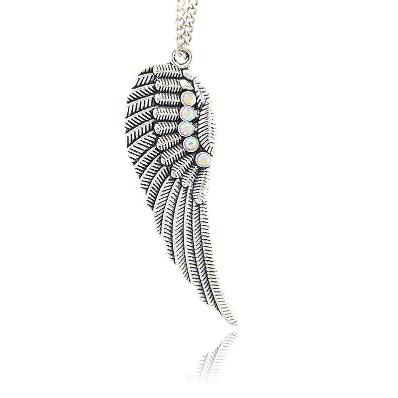 Charm - Wing Clear rhinestone